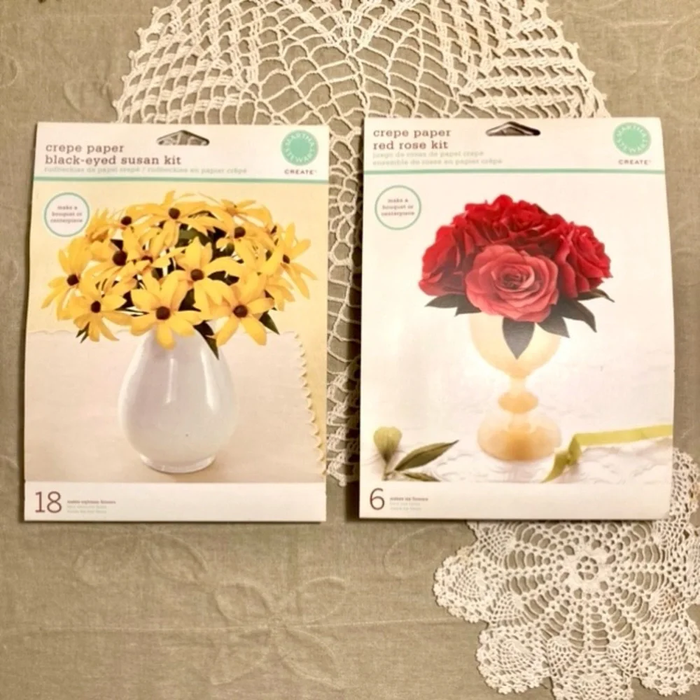New Martha Stewart Flower Craft Kits Set